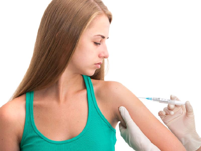 lady having injection