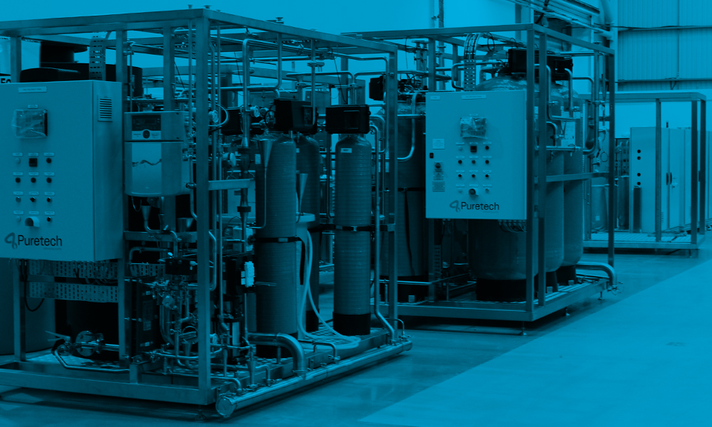 Manufacturing Capabilities Puretech’s UK-based 40,000 sq/ft manufacturing facility has been purpose-built to support the rising demand for modular system builds, from small-scale skid units to full containerised process systems.