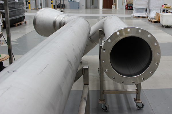 Puretech Factory Quench Pipe design and manufacturing in progress