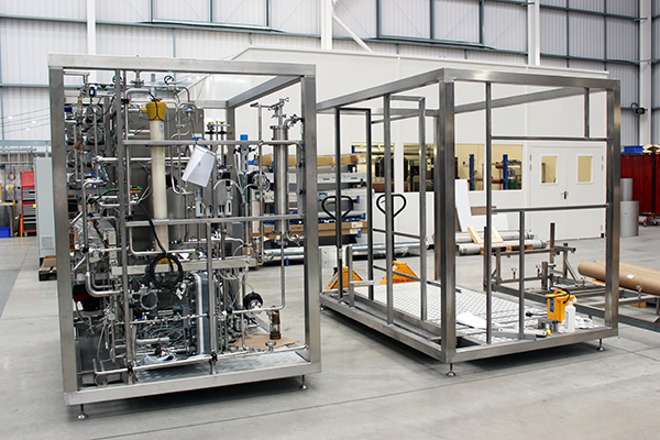 Puretech Factory Skid design and manufacturing in progress