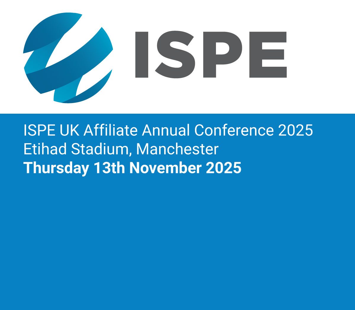 ISPE UK affiliate annual conference and awards featured image graphic